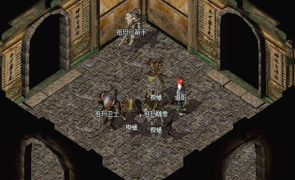 传奇祖玛阁下七层走法图解_祖玛阁怎么走到7层