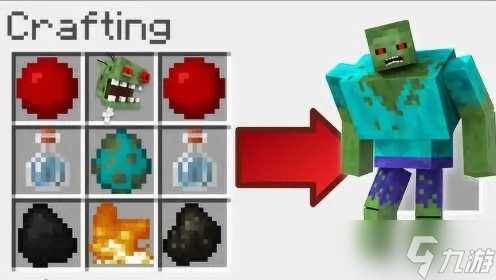 怎么在我的世界中制作巨大僵尸_我的世界巨大僵尸指令