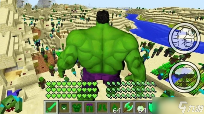 我的世界怎么做绿巨人_我的世界绿巨人真人动画