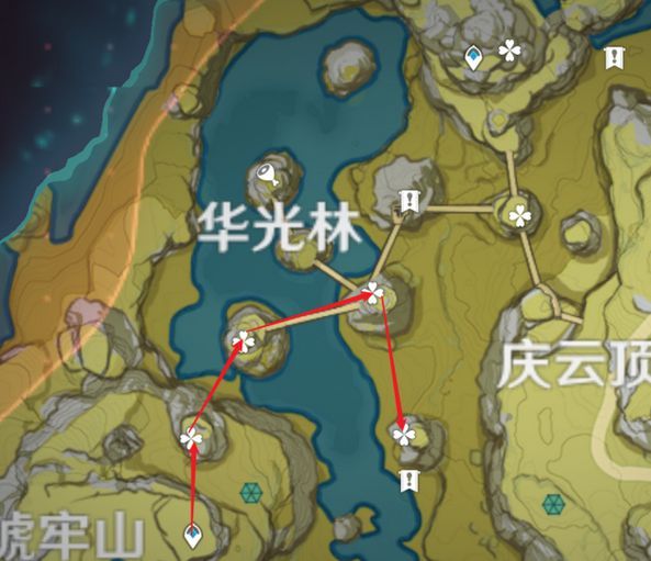原神清心采集点位置在什么地方1