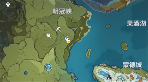 原神福至五彩带有棕色的采集物位置汇总3