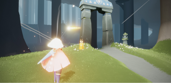 光遇怎么去晨岛海面上的雨林大门1