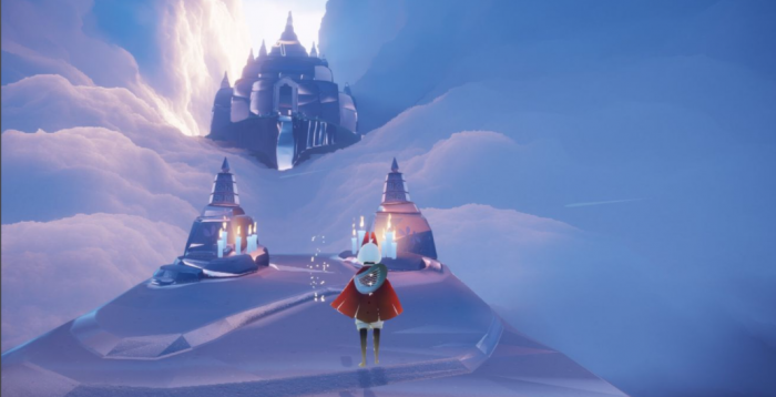 光遇怎么去晨岛海面上的雨林大门2