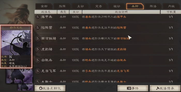三国志战略版有什么特殊兵种1