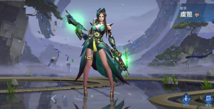 王者荣耀虞姬铭文和出装是什么1