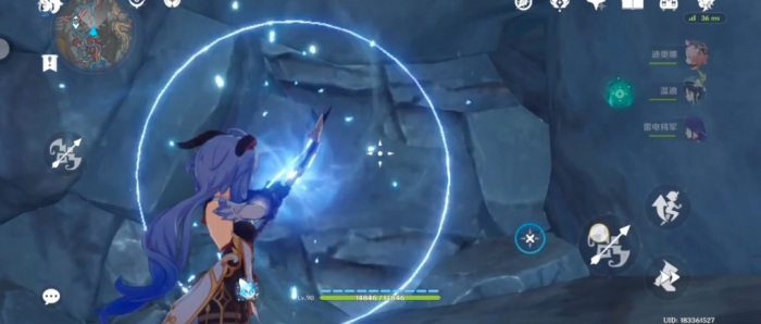 原神荧光山洞的水晶怎么破3