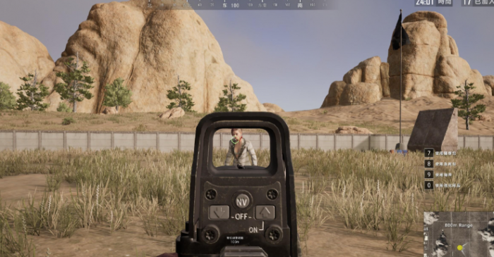 绝地求生为什么喜欢用全息镜1