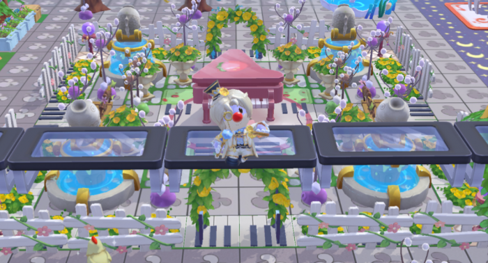 摩尔庄园玻璃栈道怎么放家具1