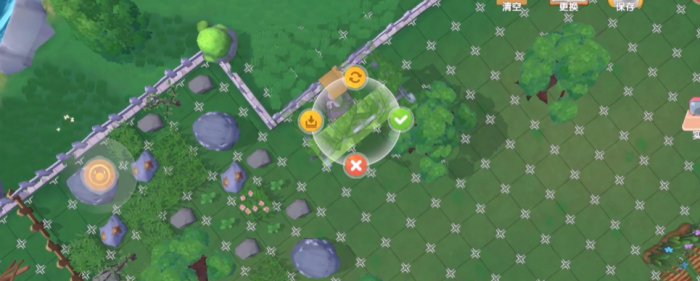 摩尔庄园围栏怎么放3