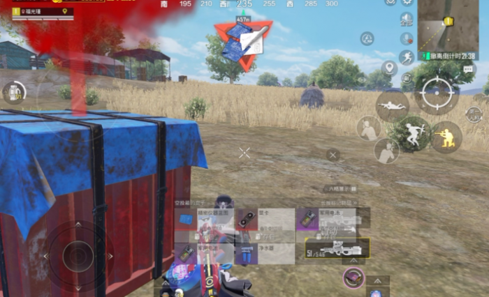 绝地求生刺激战场怎么捡空投2