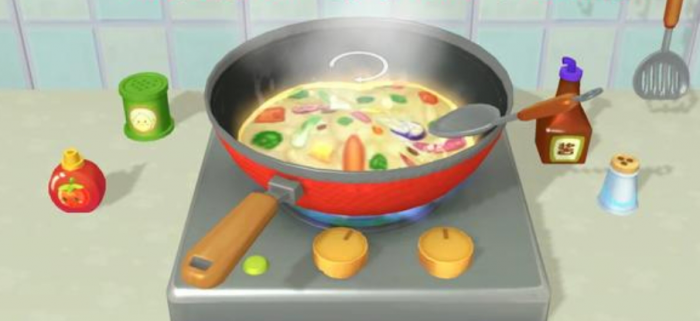 摩尔庄园牛奶鱼群汤怎么做1