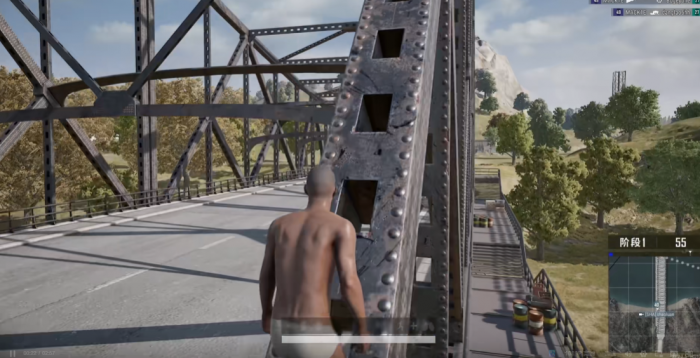 绝地求生天桥怎么上顶1