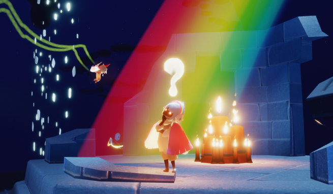 光遇如何飞出彩虹尾巴2