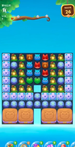 开心消消乐102关怎么过1