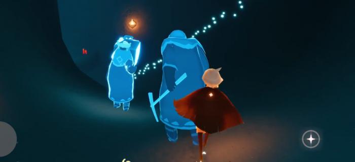 光遇怎么在先祖哪里获得斗篷2