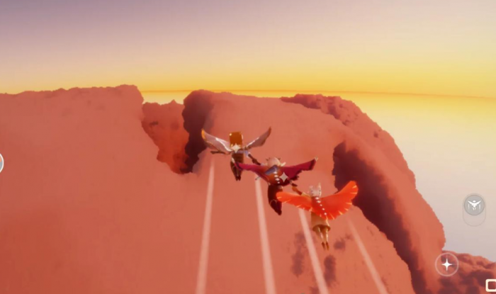 光遇怎么快速通过峡谷赛道1