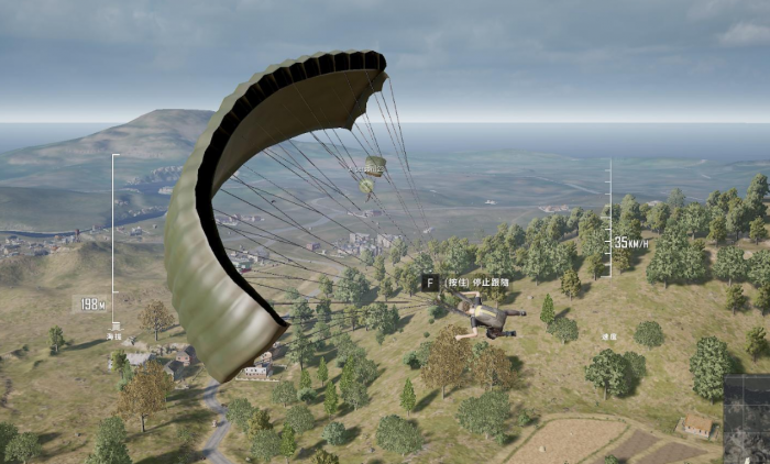 绝地求生怎么开伞飞的远3