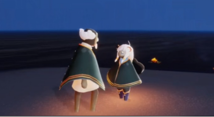 光遇萌新雨妈该搭配什么斗篷2