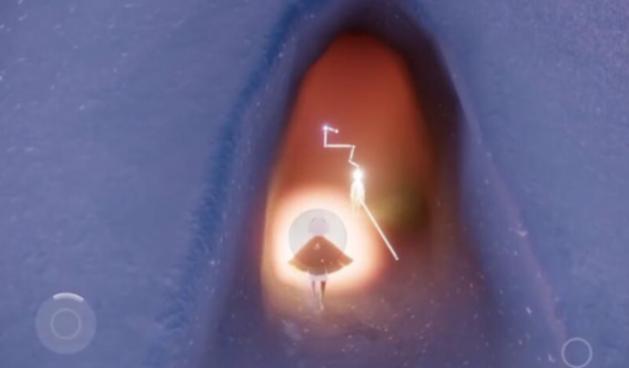 光遇晨岛右边洞穴怎么过2