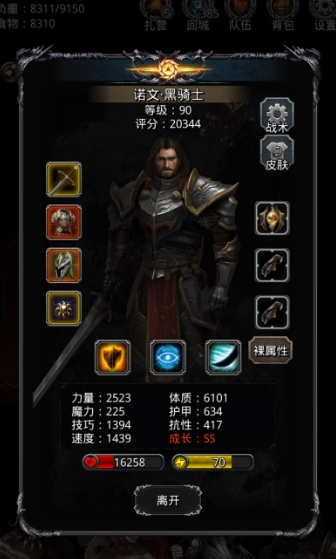 地下城堡2阵容选黑骑还是选神官2