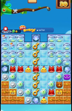 开心消消乐第741关怎么过1