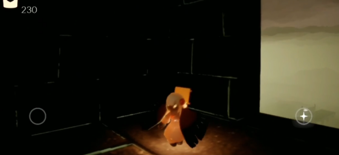 光遇墓土墙上光翼怎么飞1