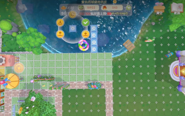 摩尔庄园水上怎么放东西3