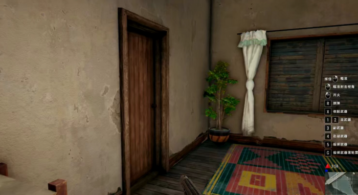 绝地求生怎么侧身开门1