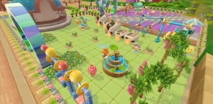 摩尔庄园里的小镇怎么建房子1