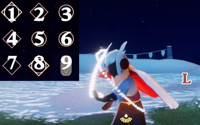 光遇手花怎么攻击1