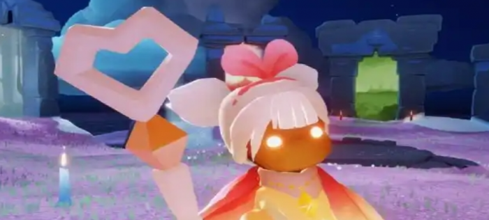 光遇怎么用烟花棒吊在空中2