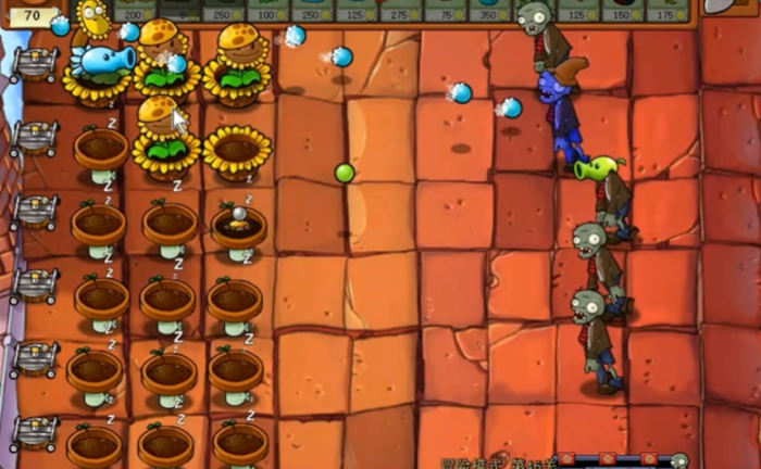 植物大战僵尸46怎么过1