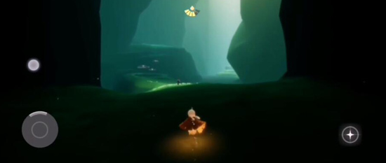 光遇进入雨林之前的小通道怎么进2