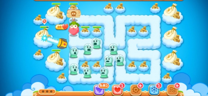 保卫萝卜2之51关怎么才能过2