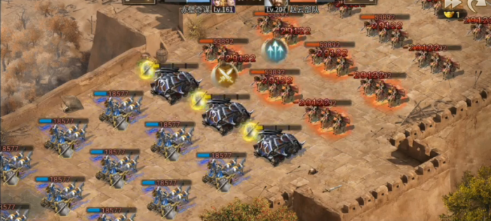 攻城掠地赵云207怎么过1