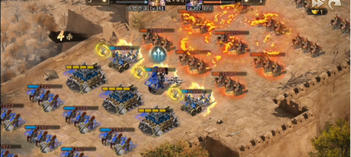 攻城掠地赵云207怎么过3