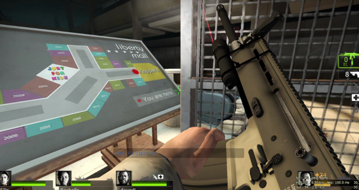 求生之路2购物中心怎么走2