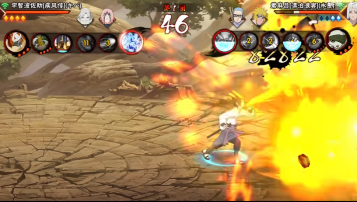 火影忍者中的疾风传佐助怎么打2