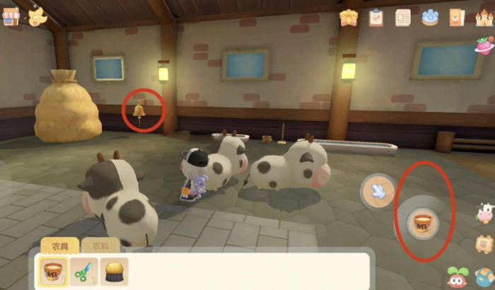 摩尔庄园奶桶怎么用2