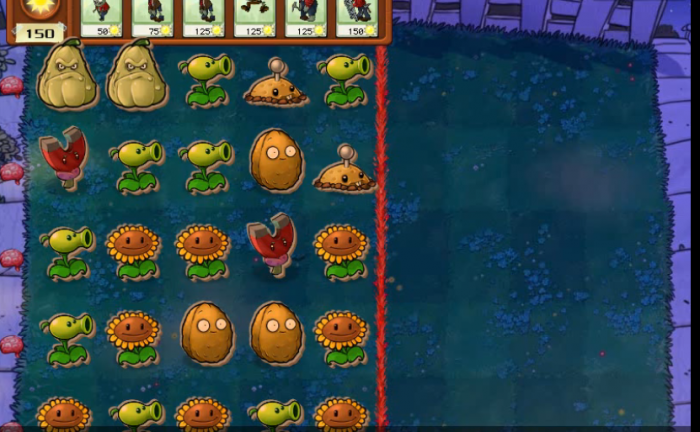 植物大战僵尸飞檐走壁怎么过1