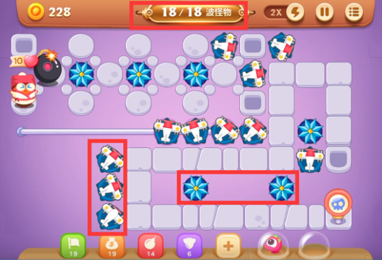 保卫萝卜3夜市23关怎么过3