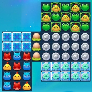 开心消消乐隐藏关144怎么过1