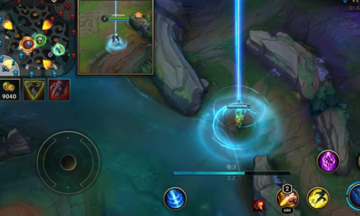 英雄联盟手游传送如何使用1