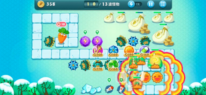 保卫萝卜17关怎么玩2