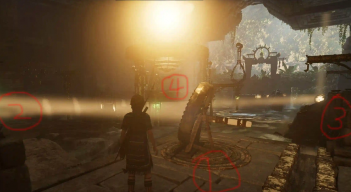 古墓丽影怎么从太阳神庙出去2