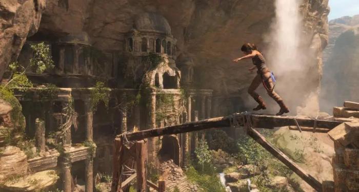 古墓丽影崛起冰墙怎么爬1