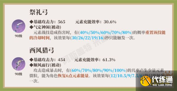 原神柯莱武器推荐 柯莱用什么武器好